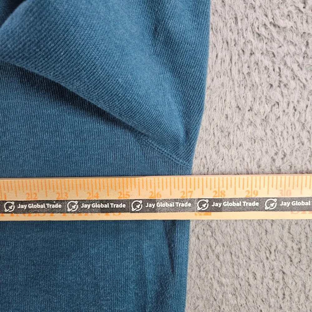 Pendleton Mens XXL Blue 100% Cotton Quarter Zip Mock‎ Neck Pullover Sweater